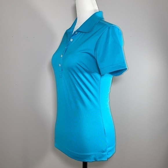 Nike Polo Golf Shirt Dry-Fit Blue - Picture 3 of 14